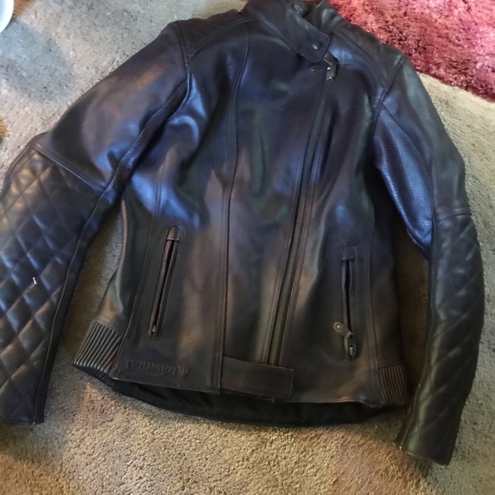 Lady’s Triumph motorcycle jacket